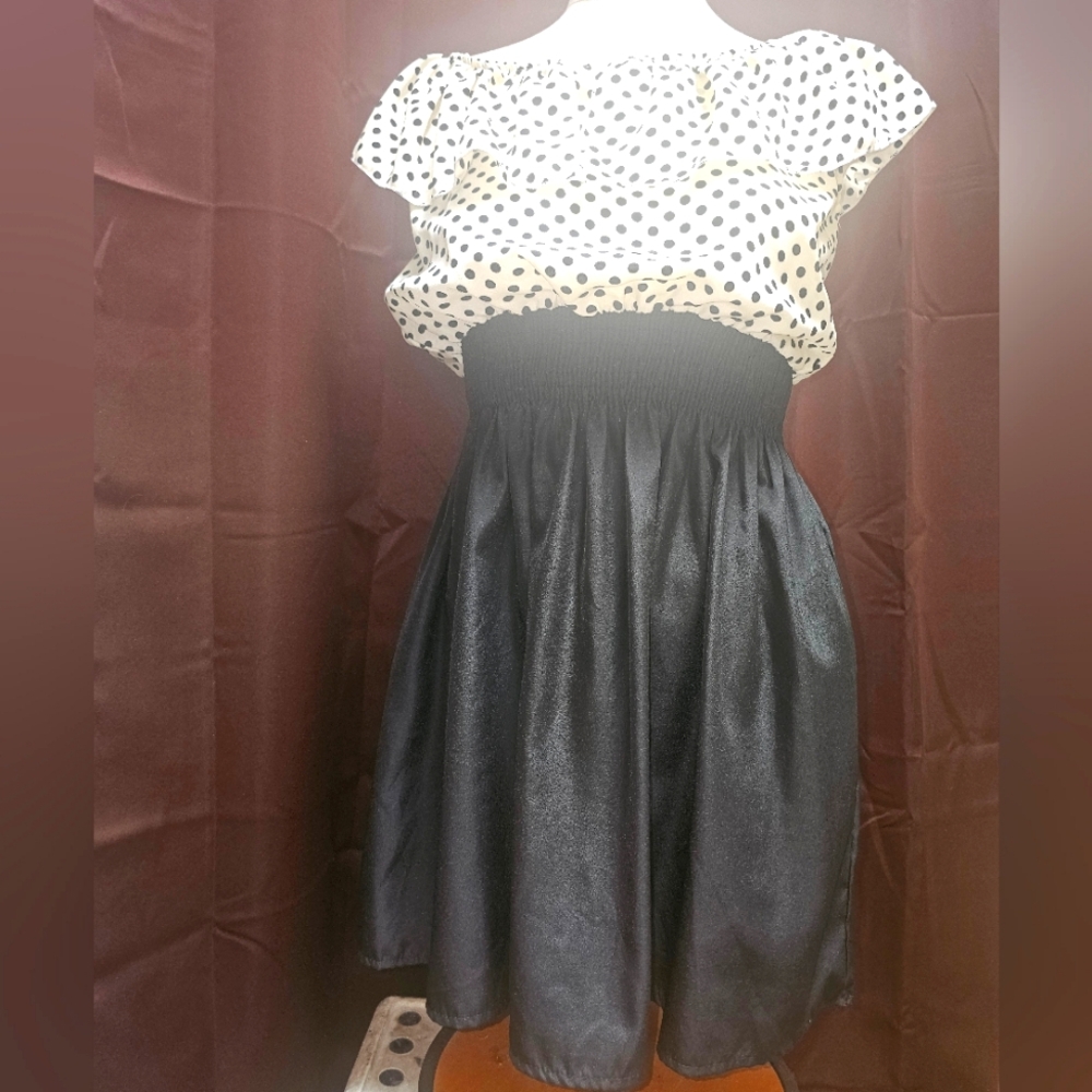 Womens polka dot dress